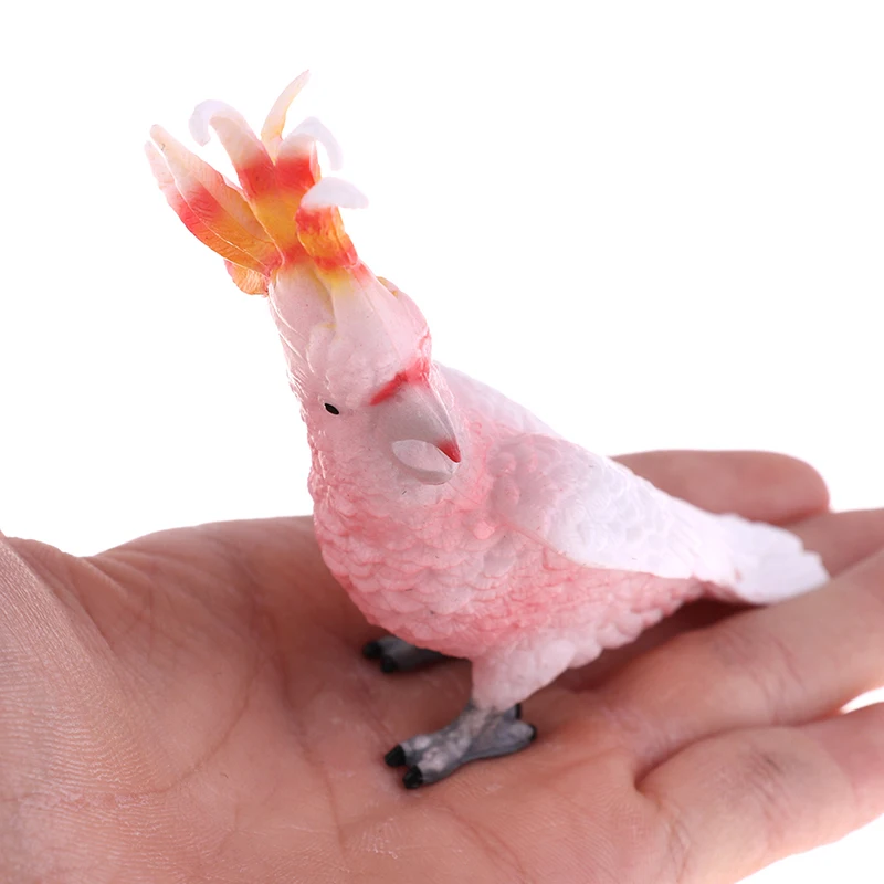 1 шт. пластиковая модель сделай сам имитация какаду животного домашний декор