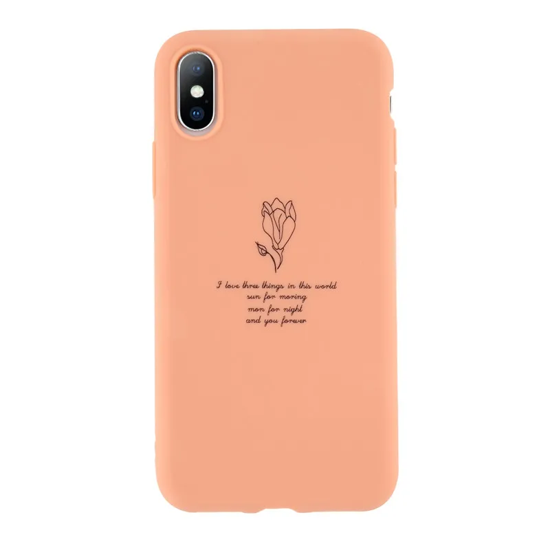 AC7867 Чехол Ottwn для iPhone 6, 7, 8 Plus, X, XR, XS, Max, простой чехол с буквенным принтом, для iPhone 11 Pro, чехол, Мягкая силиконовая задняя крышка, чехол для телефона - Цвет: AC7867