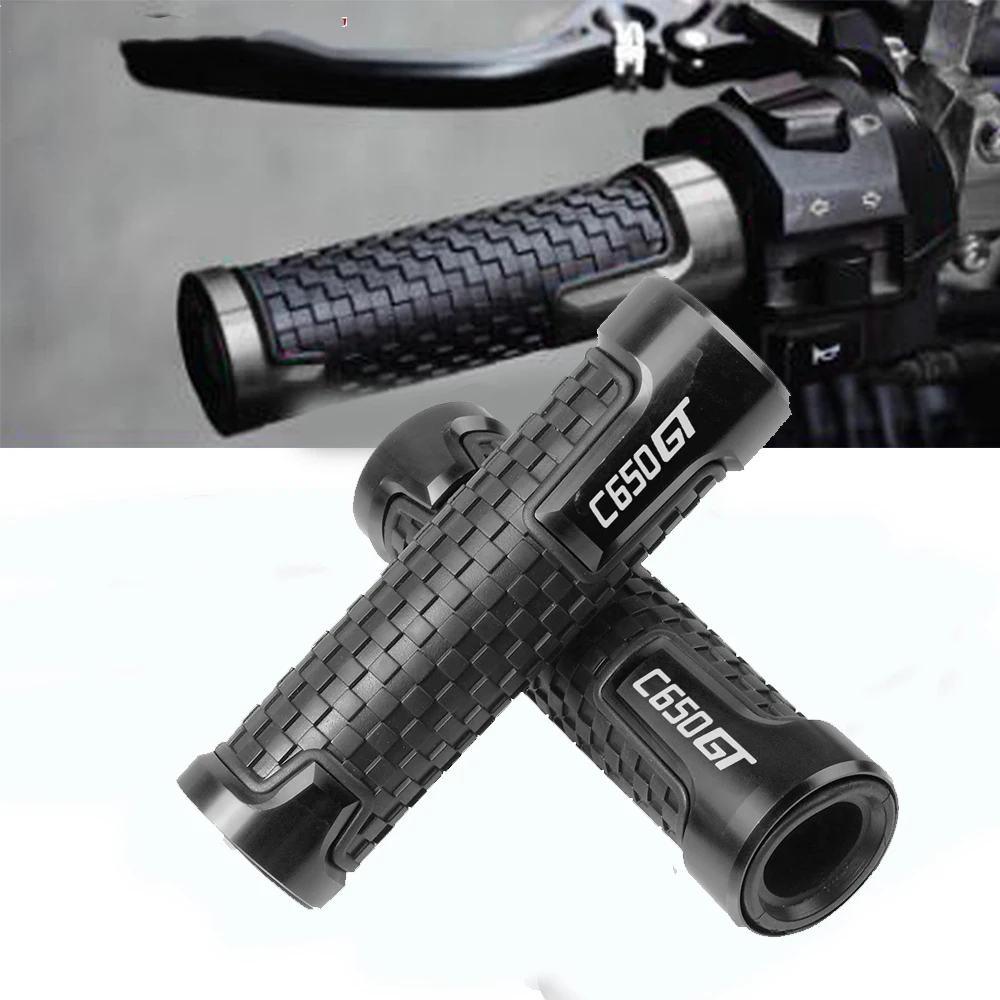 

7/8'' 22mm Motorcycle Accessories Handlebar Grips Anti-Skid Handle motor Bar motorcbike Hand Bar Grips For BMW C650GT 2011-2017