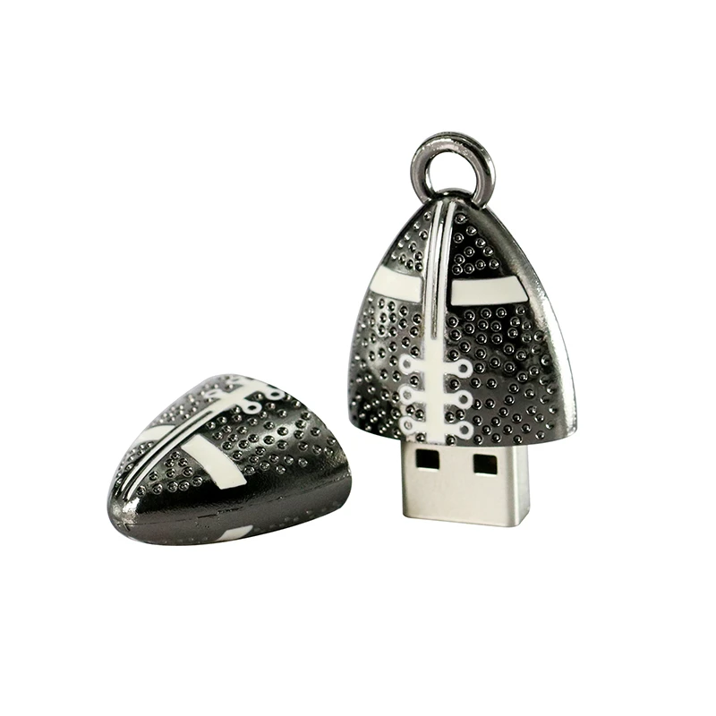 

Creative Prize Gift Metal Rugby Memory Stick Pendrive 8 4 32 128 gb 16GB 64GB Pen Drive American football USB Flash Disk drive