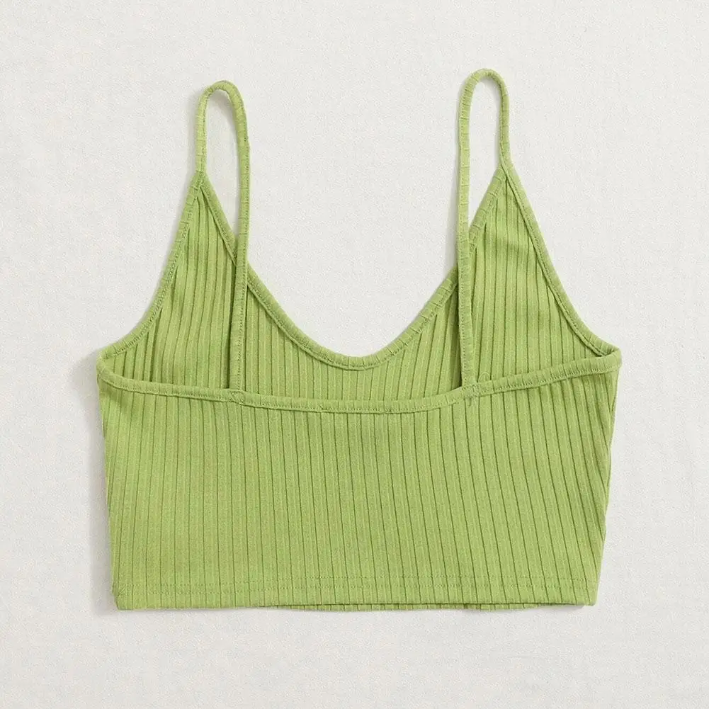 

Women Color V-neck Sling Women Ladies Sleeveless V_neck Tank Tops Shirts Crop Pullover Top Vest Tank C2O1