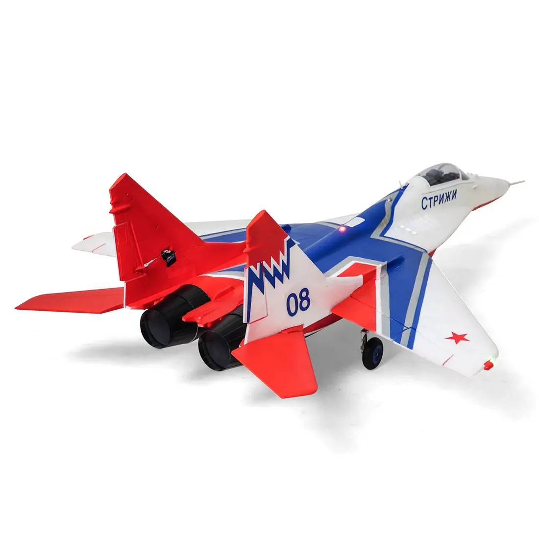 Twin 64mm MiG-29 EDF Fighter RC модель самолета в сборе с неподвижным крылом (без пульта