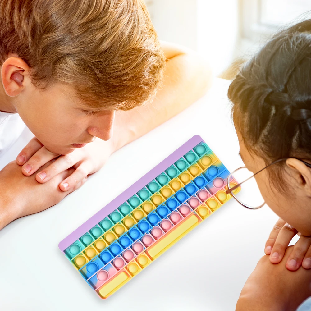 Силиконовая клавиатура с пузырьками и затемнителем | Игрушки хобби
