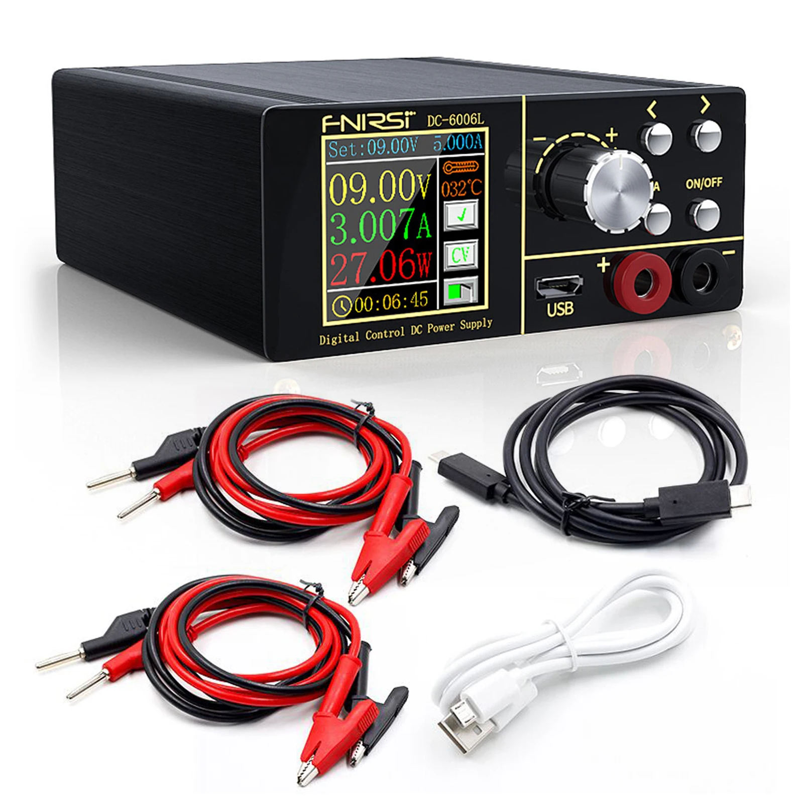 

DC6006L High Definition Color LCD Screen Digital Control DC Adjustable Power Supply Programmable DC Adjustable Power Supply