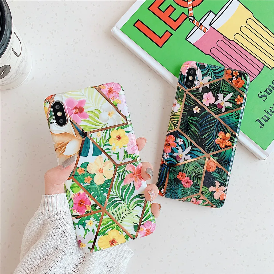 Синий розовый мраморный чехол для телефона Coque Funda Apple iphone 10 Xs max s XR X 8 7 plus 6 6s 11 pro |