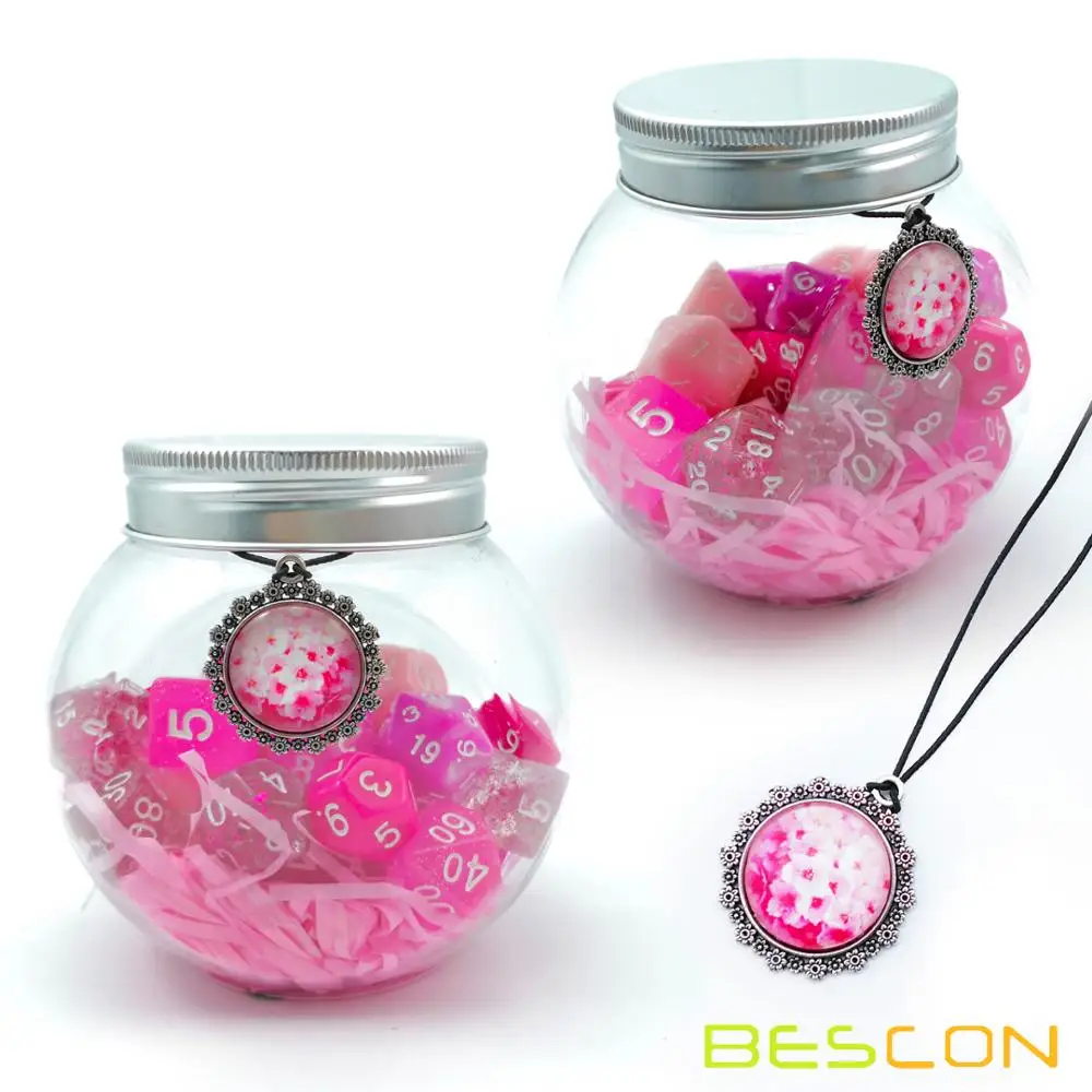 Bescon многогранные ролевые Игральные Кости полный 35 шт набор цветов, DND ролевые игры игральные кости 5X7 шт
