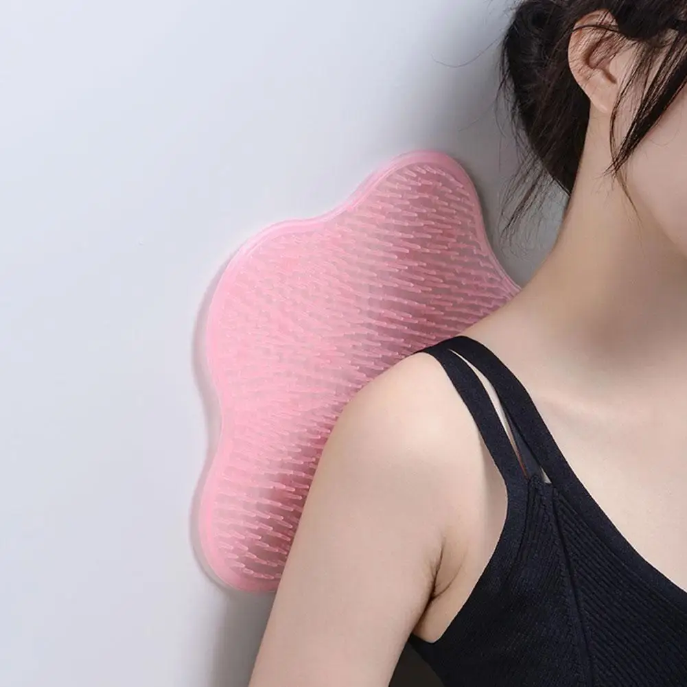 

Bathroom Massage Foot Scrubber Suction Wall Back Cleaner Accessories Non-slip Massage Mat Foot Bathroom Shower X6S4