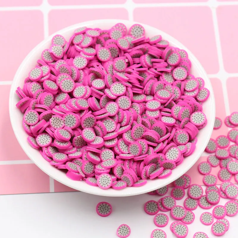 3D дизайн ногтей фрукты полимерные ломтики слайдеры украшения Дизайн аксессуары