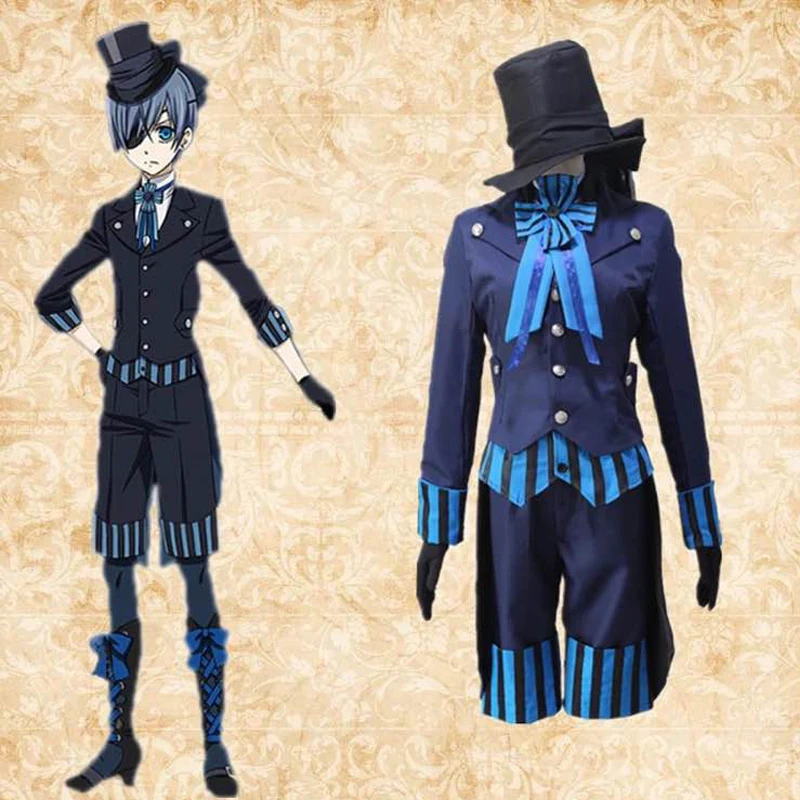 Костюм черного Батлера из книги Атлантика костюм для косплея полный комплект