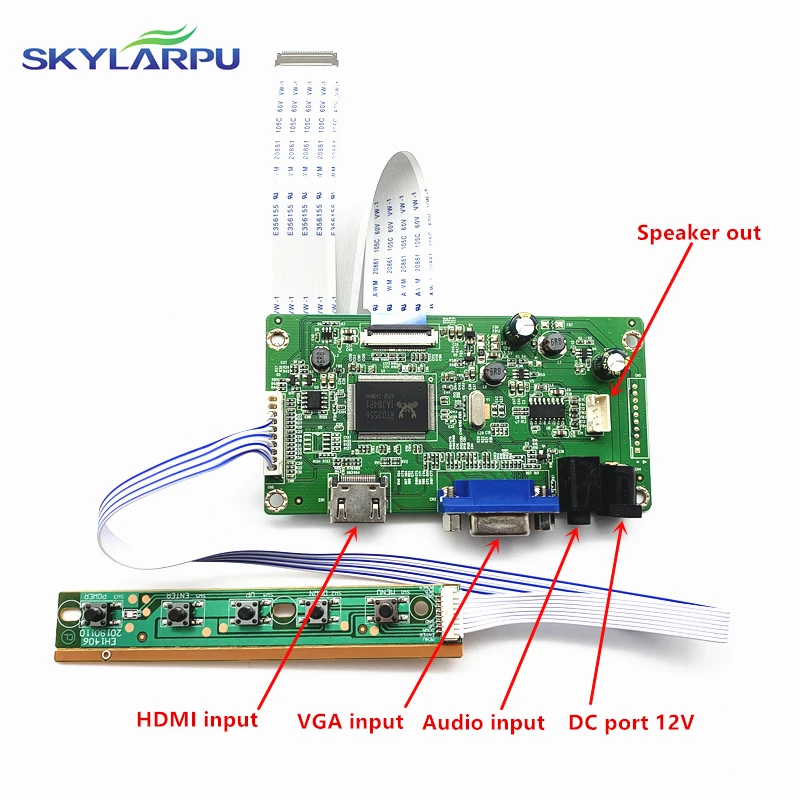 Skylarpu комплект для платы контроллера ЖК светодиодный LVDS EDP HDMI + VGA дисплея LP156WF6 SPJ1
