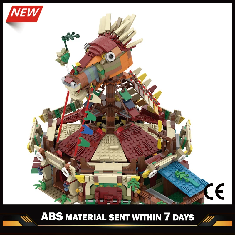 

Legend Breath of the Wild House Stable Model Building Blocks Bricks Children's Assemble Toys