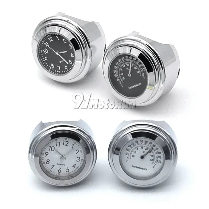 Крепление для часов на руль мотоцикла 7/8 дюйма 1 дюйм термометр Yamaha Virago XV 250 500 535 700