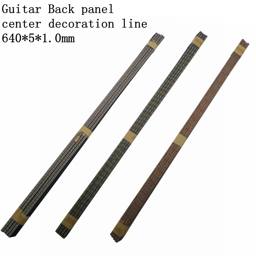 20PCS Guitar back panel  center decoration line  Guitar Binding Inlay Body Project Purfling Strip Guitar parts Solid wood