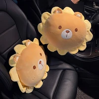 cartoon lion car interior accessories lumbar support multifunctional sofa office car waist pillow