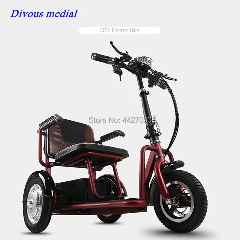 

Бесплатная доставка Новый продукт складной старый трехколесный электрический мобильный скутер для инвалидов и пожилых людей