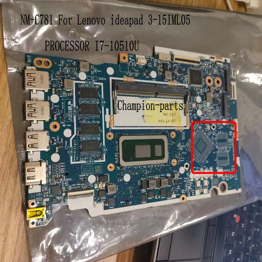 

Быстрая доставка, телефон для Lenovo Ideapad 3-15IML05, материнская плата для ноутбука, процессор, 4 Гб ОЗУ DDR4