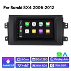Автомобильный мультимедийный плеер DSP 6 + 128G Android 11 GPS радио для Suzuki SX4 2006 2007 2008 2009 2010 2011 2012 стерео 4G WiFi BT USB FM