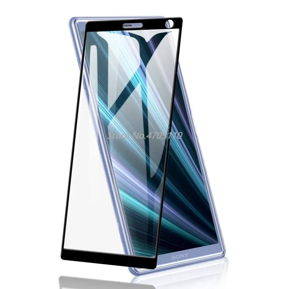 9D полное покрытие закаленное стекло для SONY Xperia 1 5 10 plus L3 Защита экрана X1 XZ4 X5 XZ5 X10