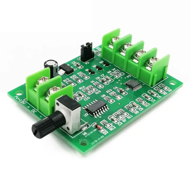Плата драйвера бесколлекторного двигателя DC7-12V модуль регулятора скорости