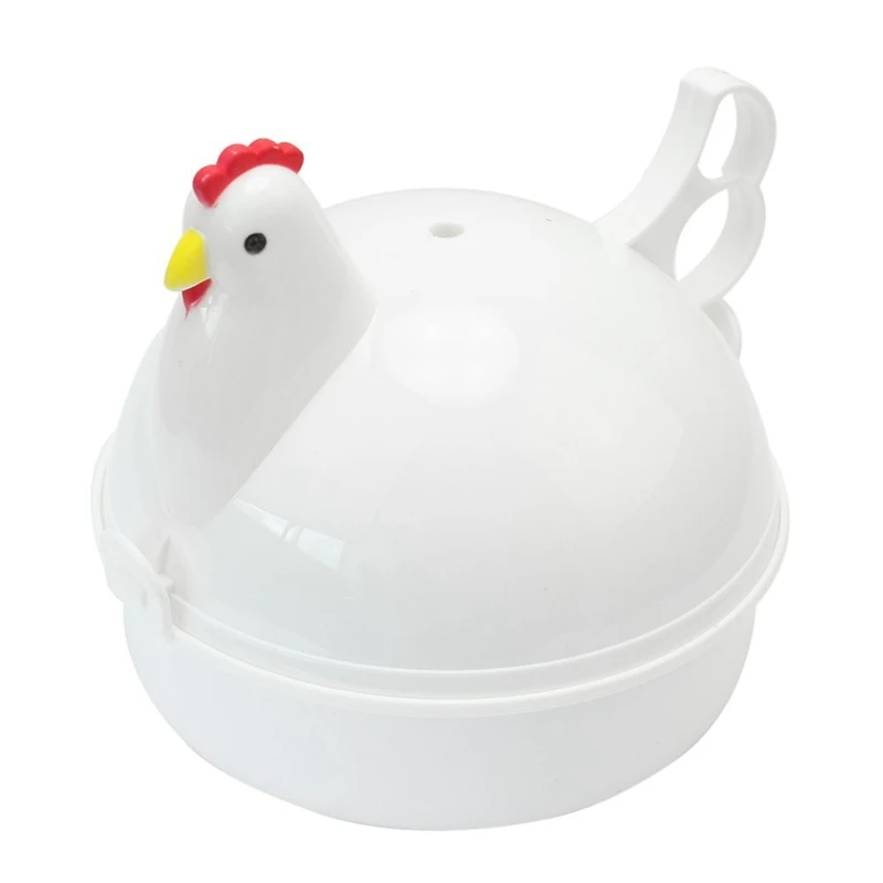 

Chicken Shaped Plastic miniwave Egg Boiler For 4 Eggs