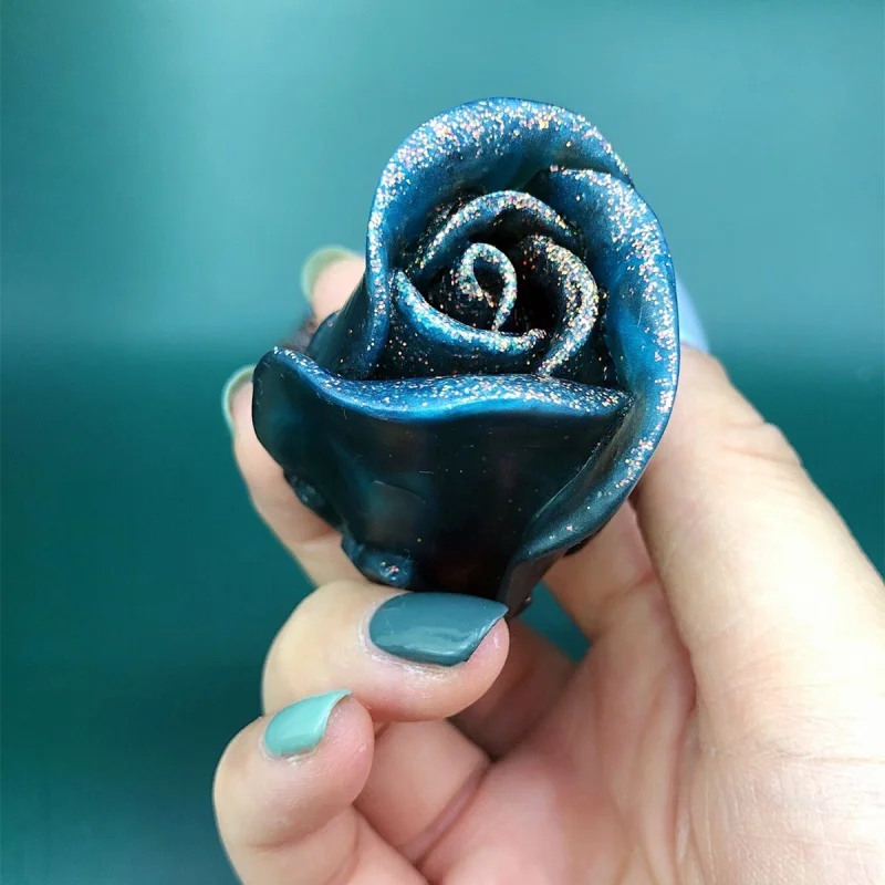 &quotСделай сам&quot для торта 3D роза цветы Жидкая силиконовая форма с помадкой формы