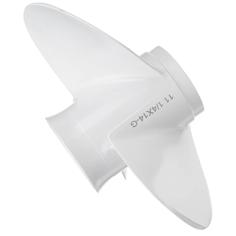 

9 1/4 x 12 Boat Outboard Propeller 9.9-15HP Aluminum White Marine Propeller 683-45941-00-EL 3 Blades 8 Spline For Yamaha