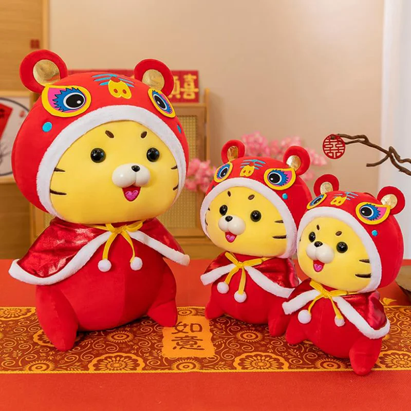 2022 новый год талисман тигра знаки зодиака тигр мягкая игрушка Рождество Новый