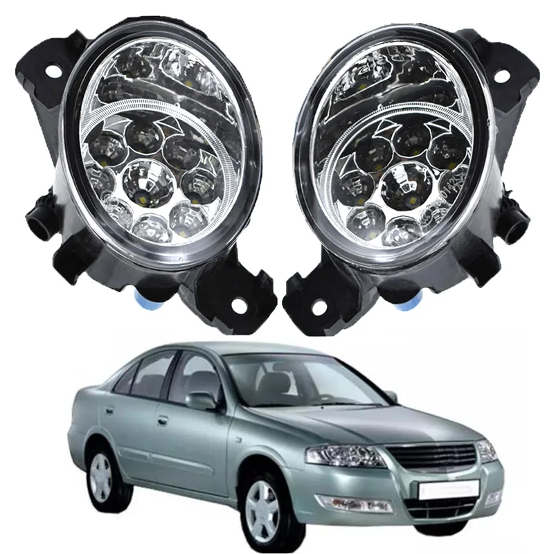 

2 x Car Styling Fog Light LED Light Daytime Running Light 12V For Nissan Almera 2/II (N16) Hatchback Saloon 2001-2006