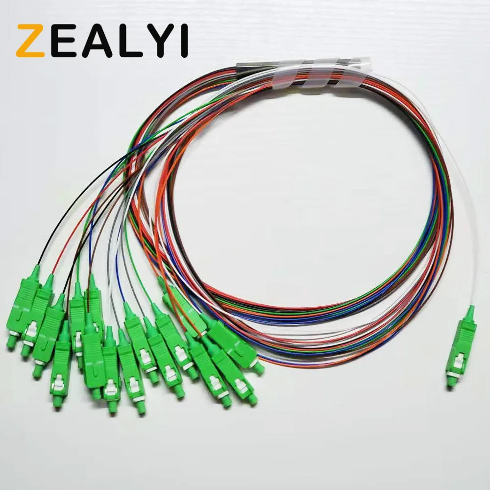 Оптоволоконный ПВХ ПЛК-Сплиттер FTTH SC APC 1x16 ПЛК-сплиттер | Мобильные телефоны и