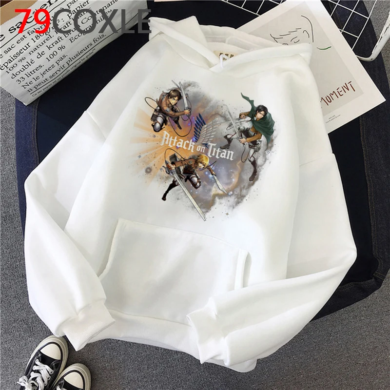 

Attack on Titan hoodies male hip hop streetwear plus size anime male hoody streetwear Ulzzang