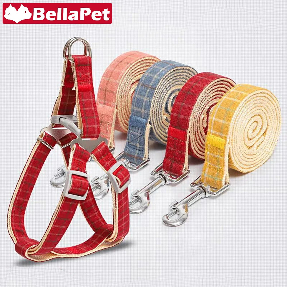 Luxury Dog Harness and Leash Set Fashion Dog Vest Harness for Dogs Pet Product French Bulldog Dog Accessories Pitbull Chihuahua