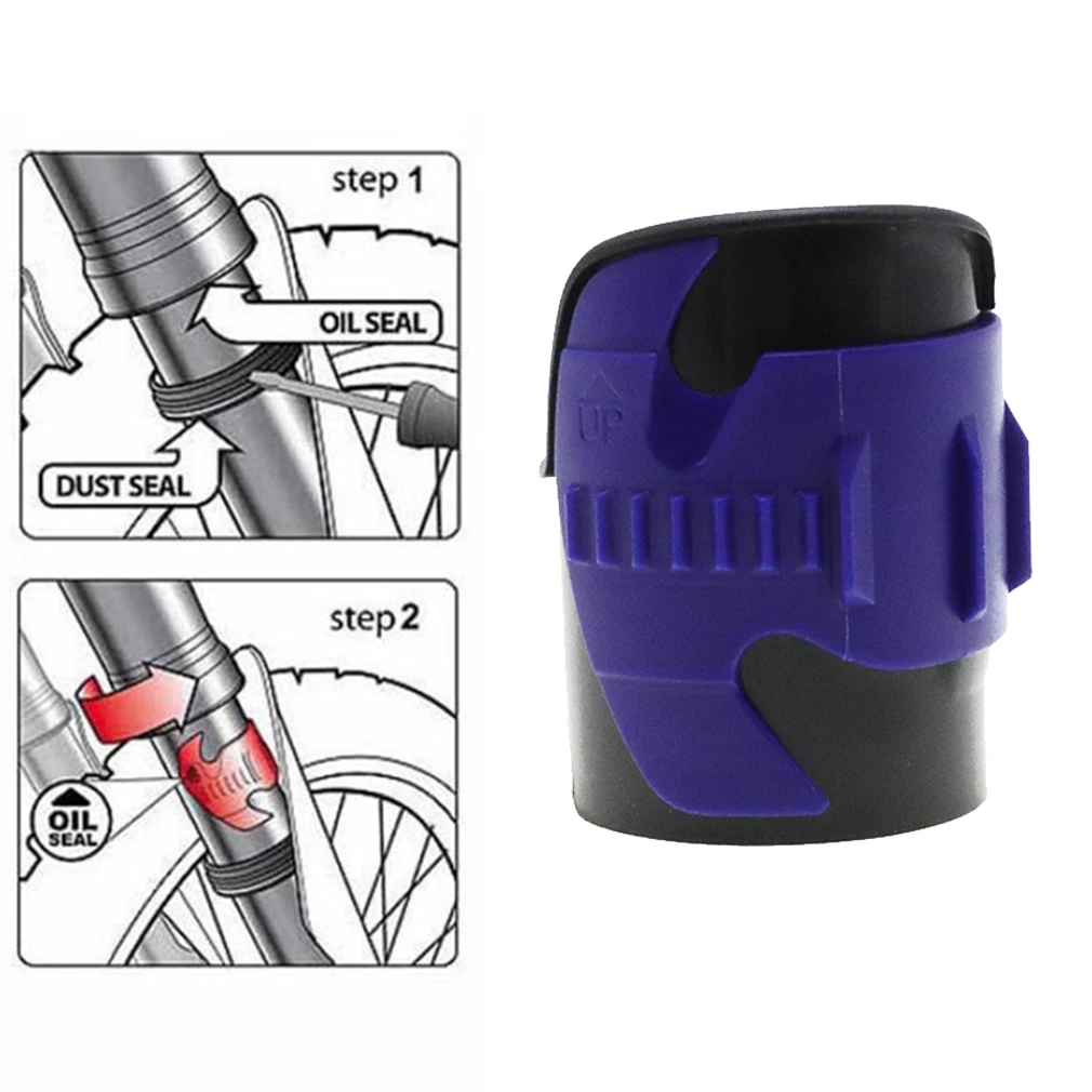 

Universal Front Motorcycle Oil Seal Fork Cleaner Shock Absorber Repair Cleaning Tool 45mm to 55mm Easy to install Car accessorie