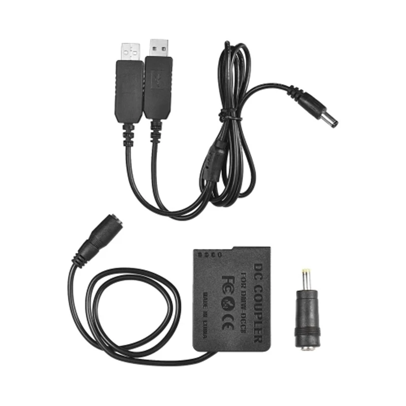 DMW-DCC8 соединитель постоянного тока USB Мощность адаптер Камера Зарядное