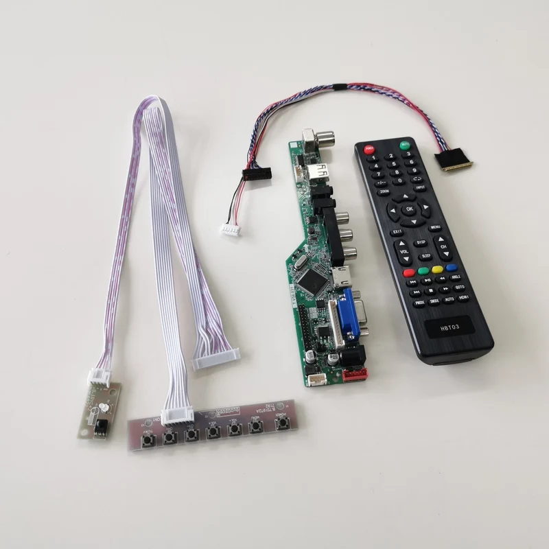 Для LP156WH4 TLA1/TLB1 1366*768 T.V56 плата контроллера экрана ноутбука ПК LVDS 40Pin WLED 15 6 &quotVGA + AV USB