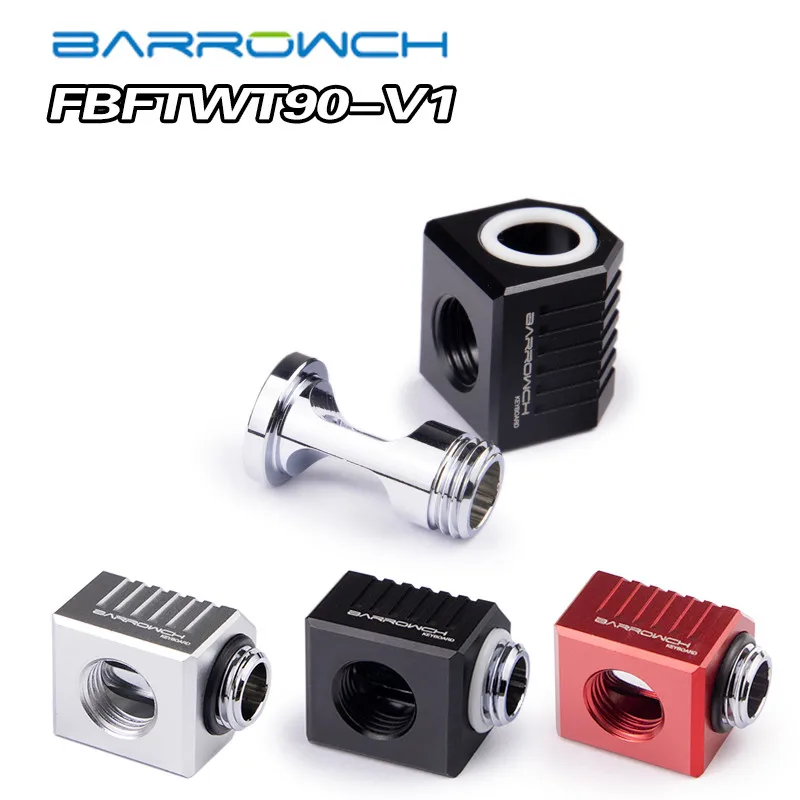 Barrowch open 90 градусов DIY разделение с водяным охлаждением аксессуары для охлаждения