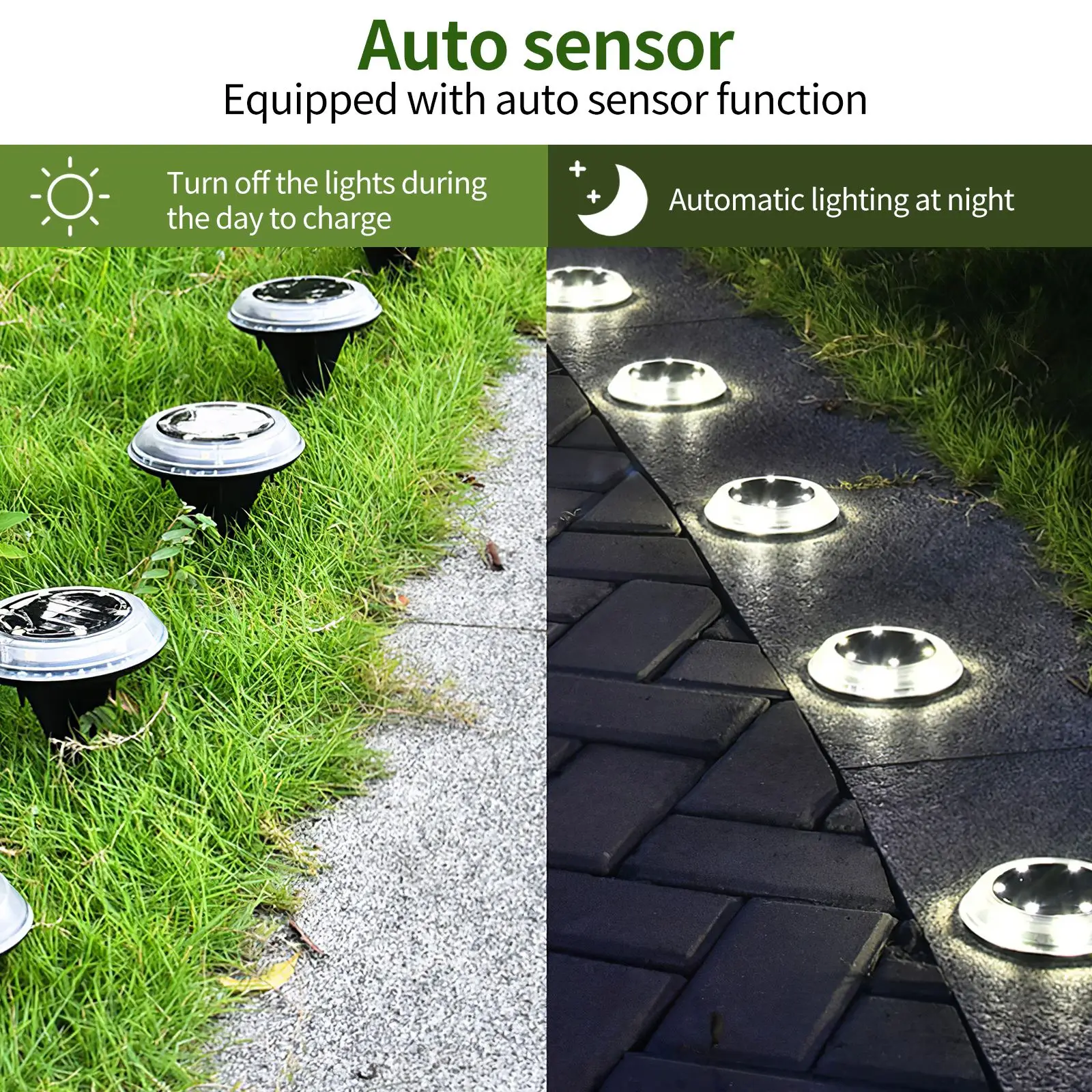 

Уличная лампа для двора с 4 светодиодами, умный светильник с заземлением и управлением светом под землей, сасветильник освещение на солнечн...