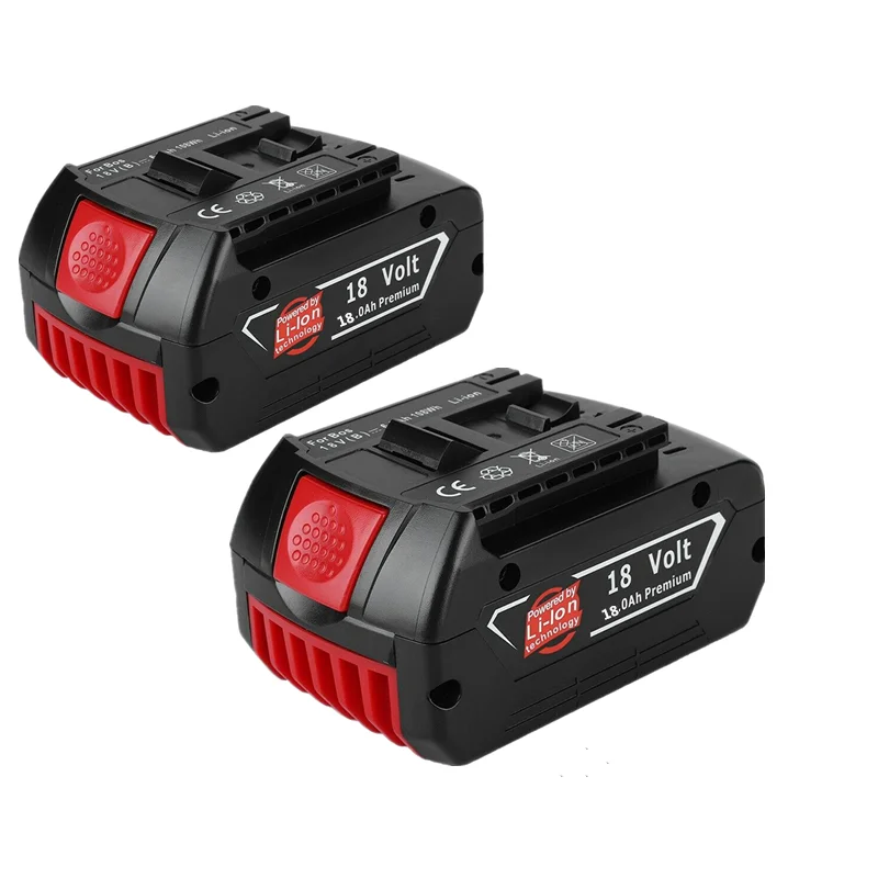 

100% original 18V18000mAh Rechargeable For Bosch 18V18.0Ah Battery Backup Portable Replacement BAT609 Indicator light+3A Charger
