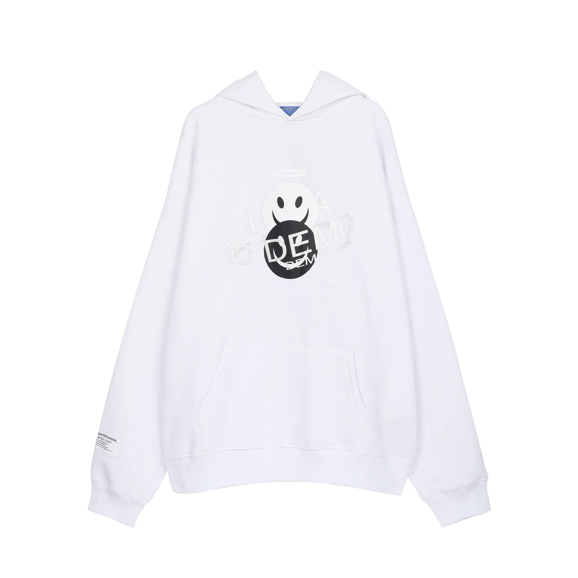 

Mens Hooded Sweatshirts New Fashion Brand Personalized Smiling Face Oversize Loose Hoodies Men's Hoody Clothing