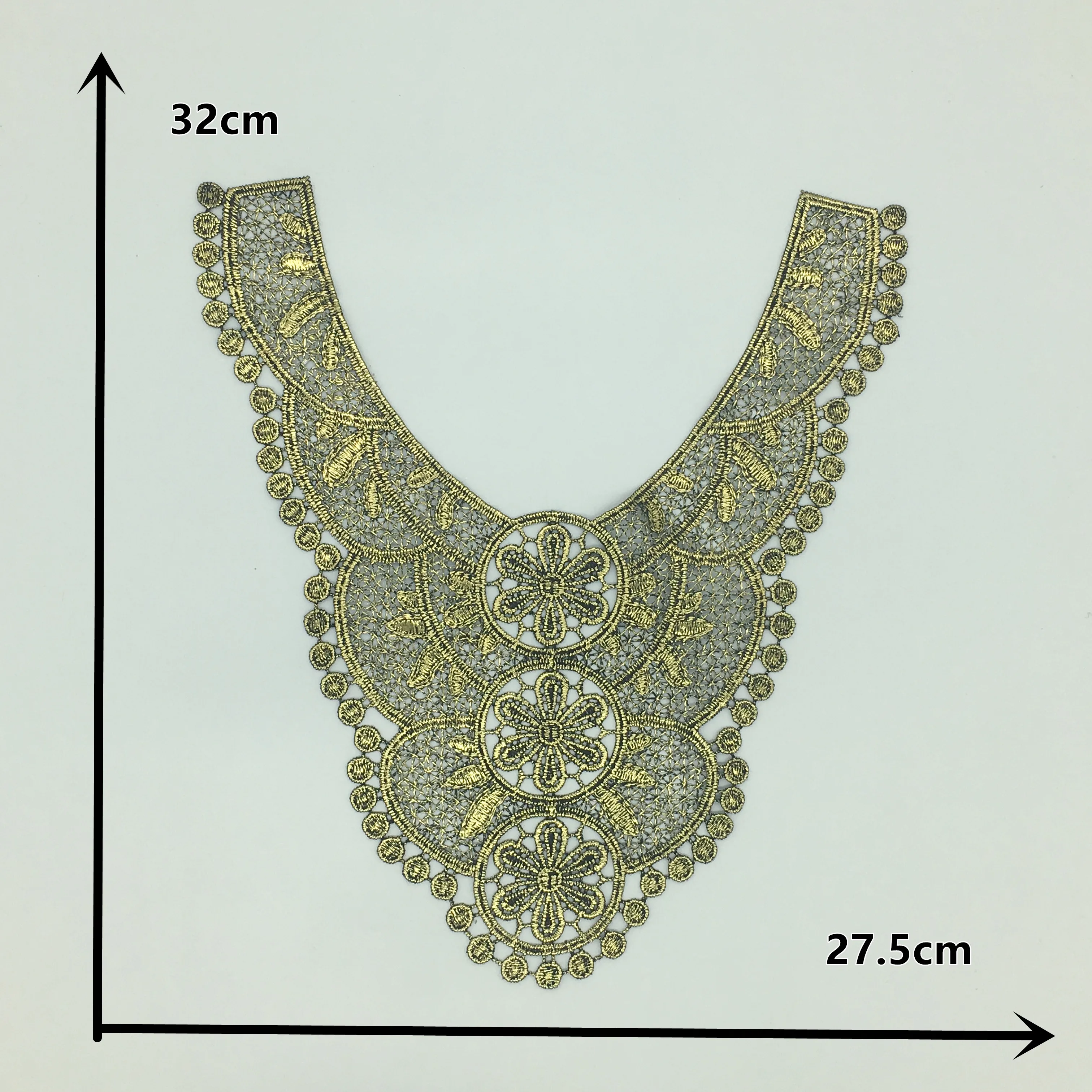 Кружевной воротник аппликация для вышивки ткань одежды шитье кружево товары