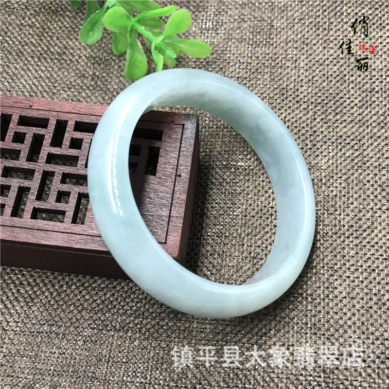 

Natural Myanmar A jadeite bangle handcarved jade bangle real jade bracelets natural jade stone for women men