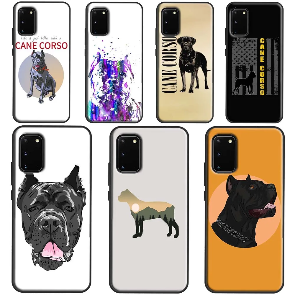 Чехол для телефона итальянский мастиф тростника Корсо Samsung Galaxy S22 Ultra S21 S20 FE Note 20 S8
