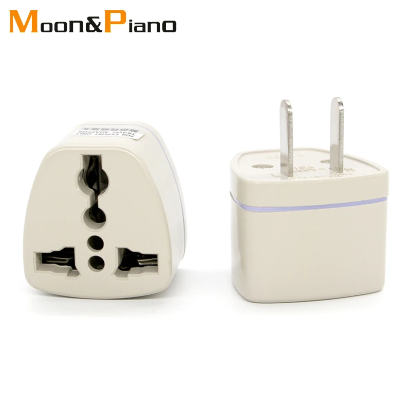 Высокое качество серый Универсальный Великобритании ЕС AU IT конвертер в США 2 Pin AC