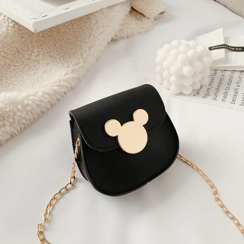 Новая зимняя женская сумка через плечо Disney с мультяшным Микки Маусом кошелек для