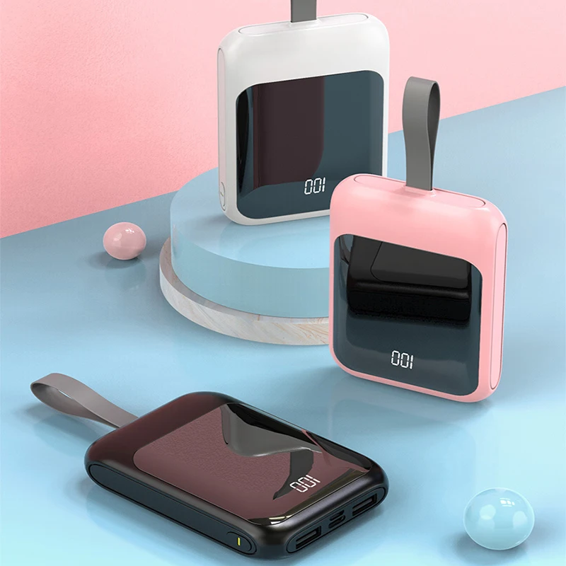 

Портативное зарядное устройство 10000 мА портативное быстрое зарядное устройство Внешнее зарядное устройство для батареи 2 USB портативное за...