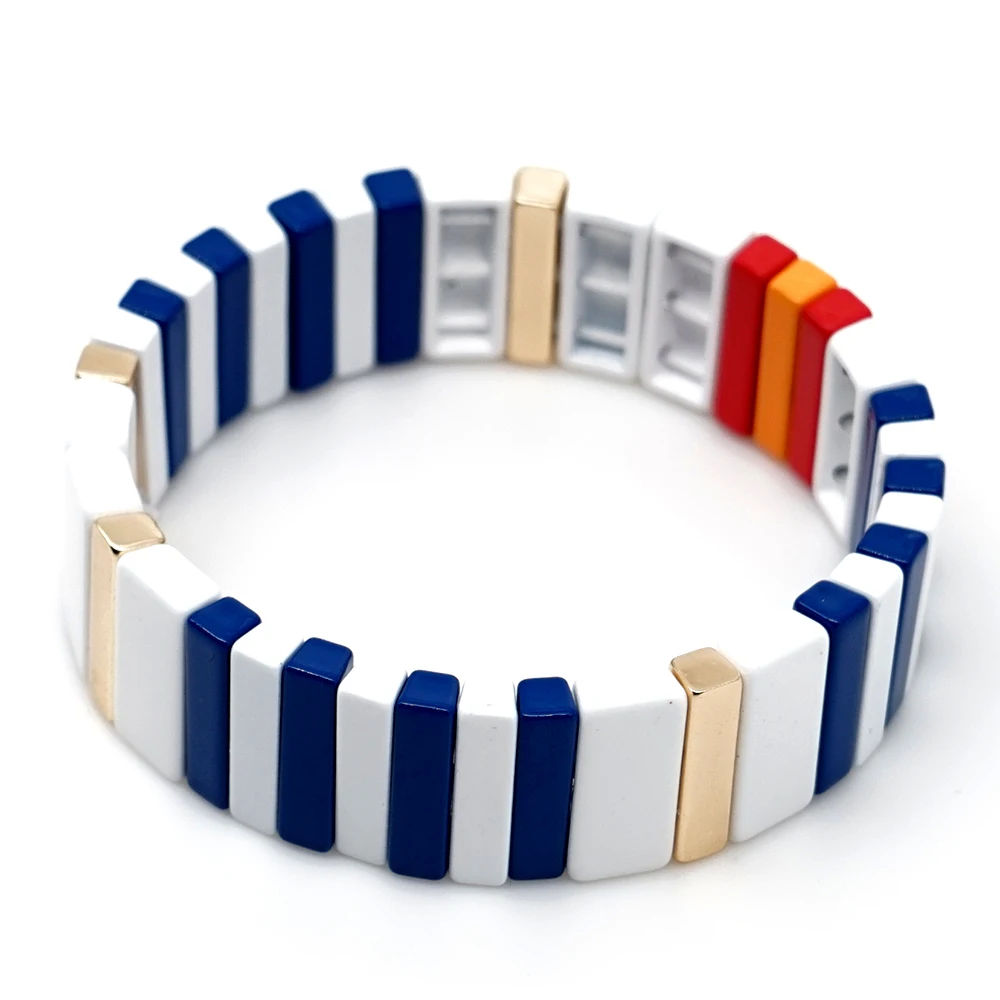 Браслет Shinus Boho ювелирное изделие для женщин летние пляжные эмалированные бусы