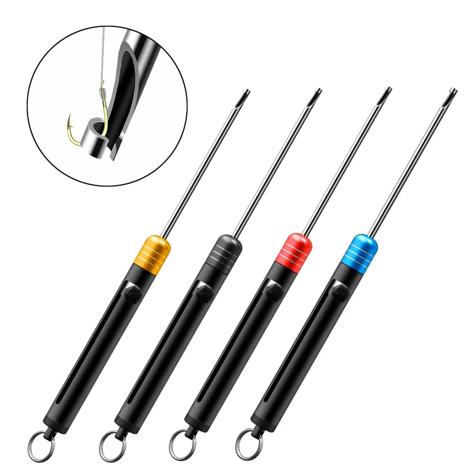 

Quality Stainless Steel Fishing Hook Remover Safety Decoupler Extractor Fishhook Disgorger with Aluminum Handle Fishing Tackle