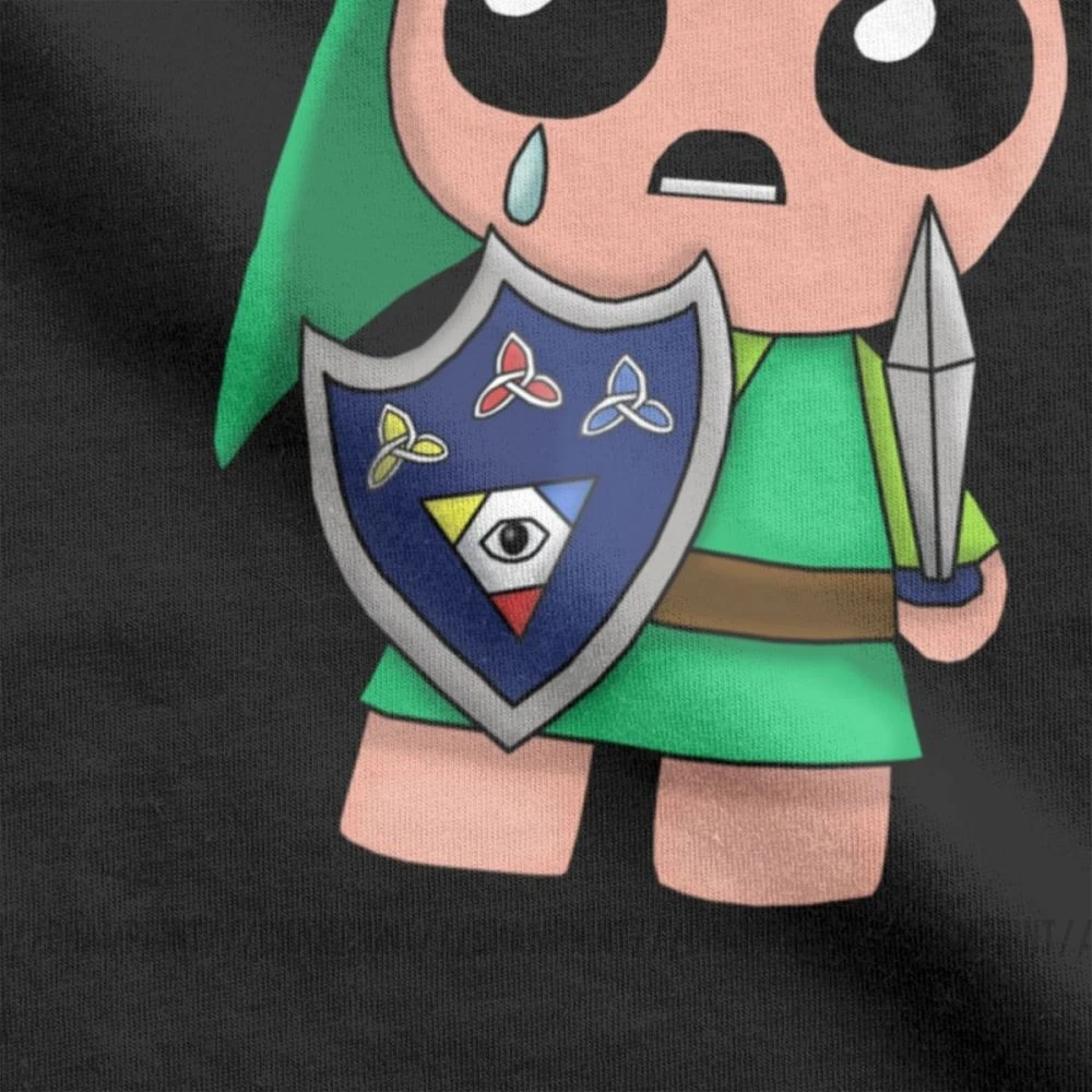 Мужские повседневные хлопковые футболки с коротким рукавом и надписью Legend Of Isaac