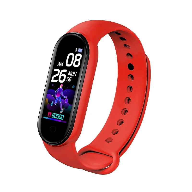 

M5 Bluetooth Smart band IP67 Waterproof Wristbands Sport Accessories Fitness Tracker Bracelet Heart Rate Blood Pressure Monitor