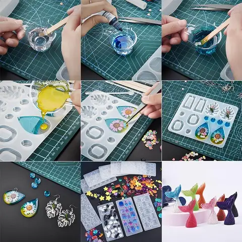 1:1 AB эпоксидная смола клей наборы высокий клей кристалл набор для DIY смолы плесень ювелирных изделий принадлежности 100 г/200 г/400 г/500 г/1000 г