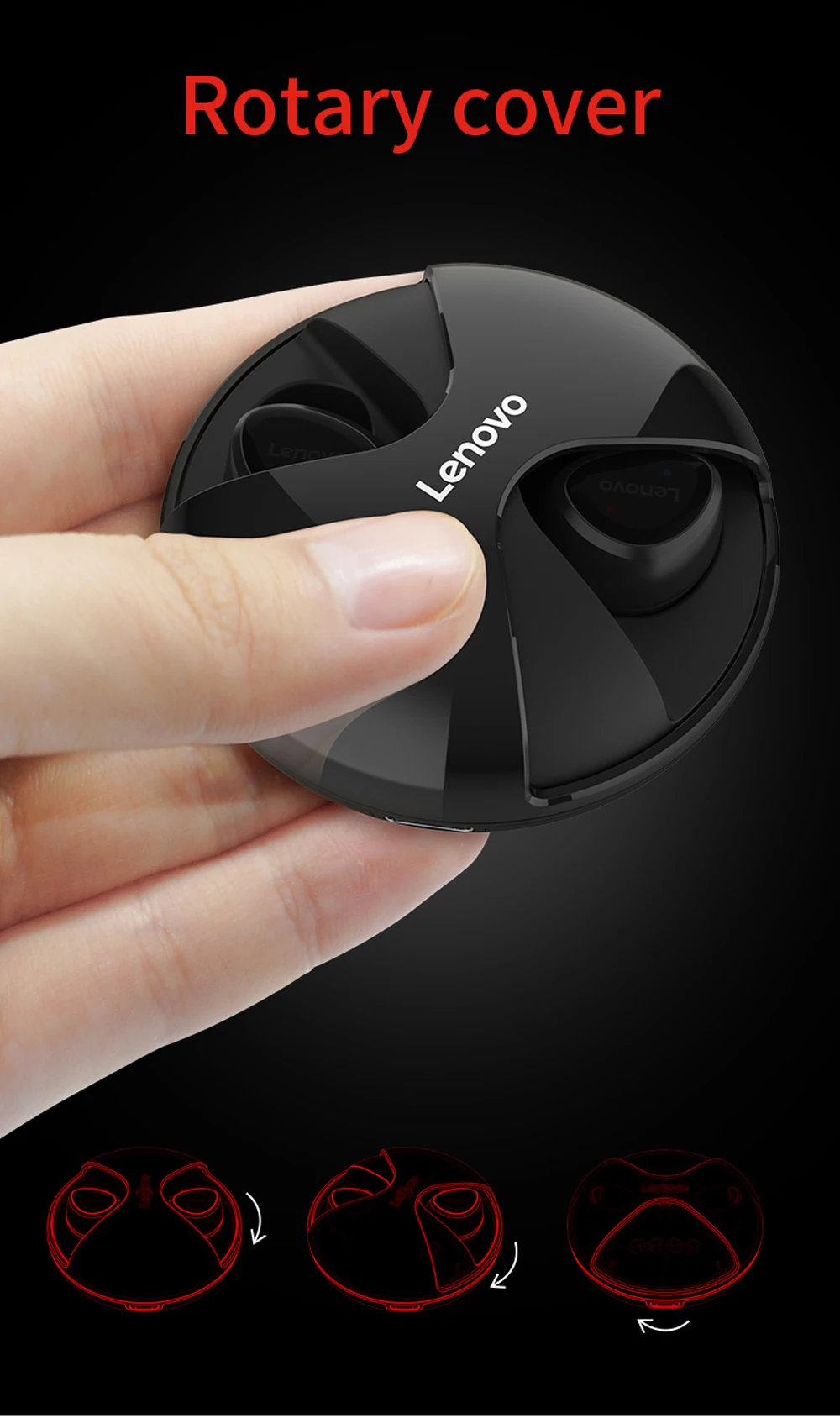 Lenovo R1 TWS беспроводные Bluetooth наушники IPX5 Водонепроницаемый дизайн Bluetooth 5,0 для XiaoMi huawei lenovo смартфон